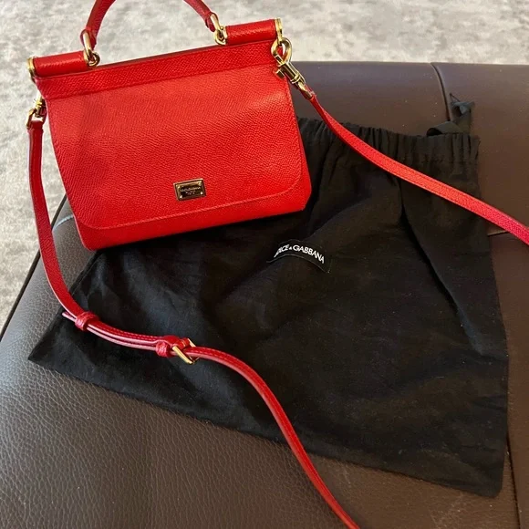 【関税&送料込み】Dolce & Gabbana Sicily Leather Mini Cros Dolce & Gabbana | Bags | Dolce Gabbana Mini Sicily Crossbody